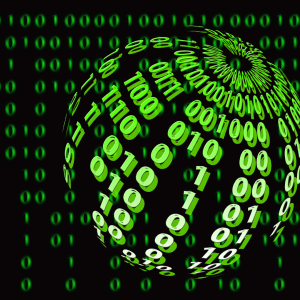 Green lines of code 
